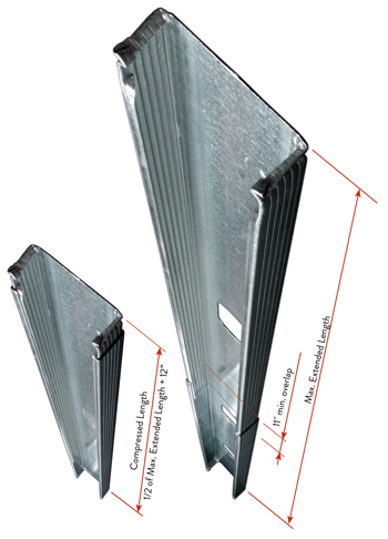 trakloc elevator stud tle clarkdietrich building systems clark dietrich metal stud chart
