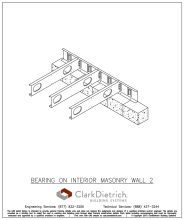 Bearing on Interior Masonry Wall 2  