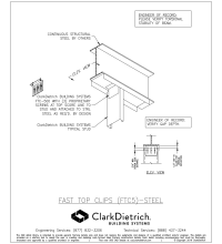 Fast Top™ Clip (FTC) | ClarkDietrich Building Systems