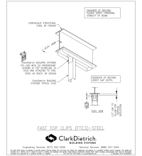 Fast Top™ Clip (FTC) | ClarkDietrich Building Systems