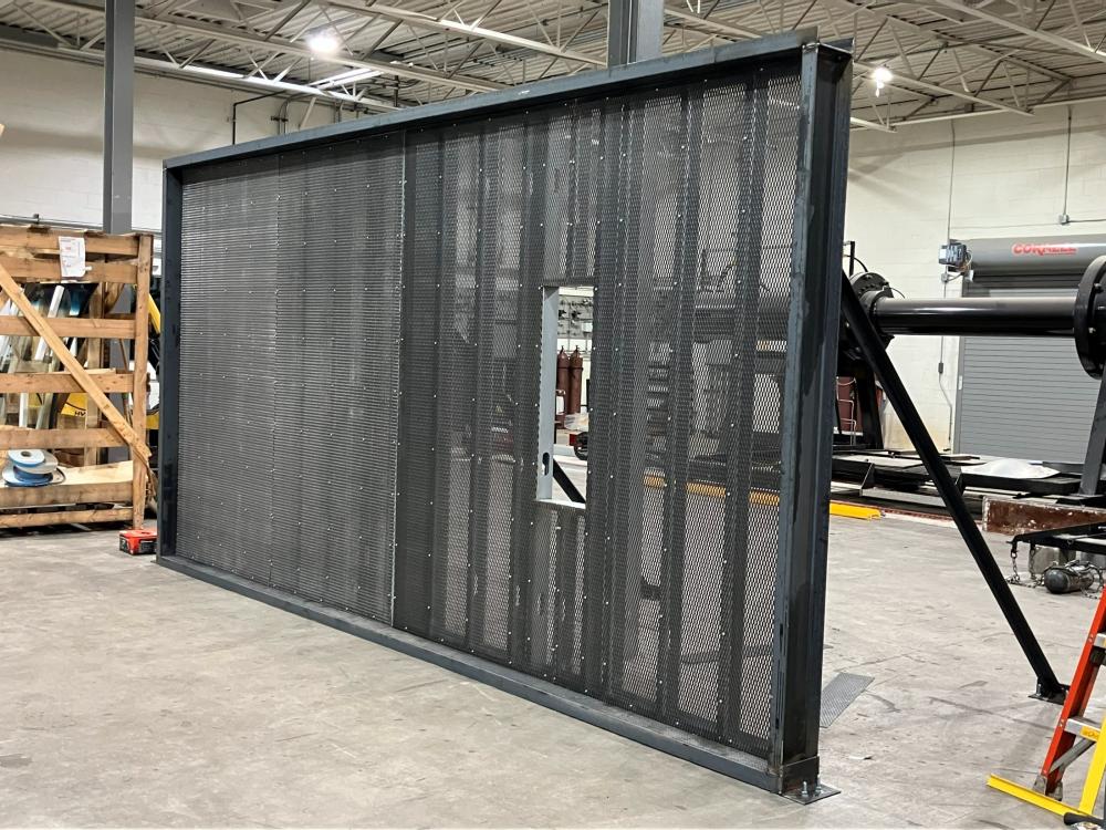 Barrier Mesh - Impact - Framed test