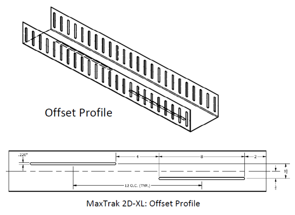 MaxTrak 2D-XL - Offset Profile
