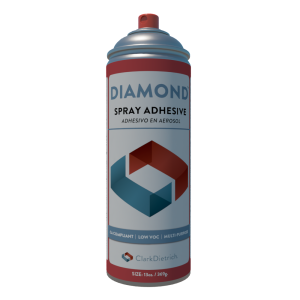 Diamond Spray Adhesive Label