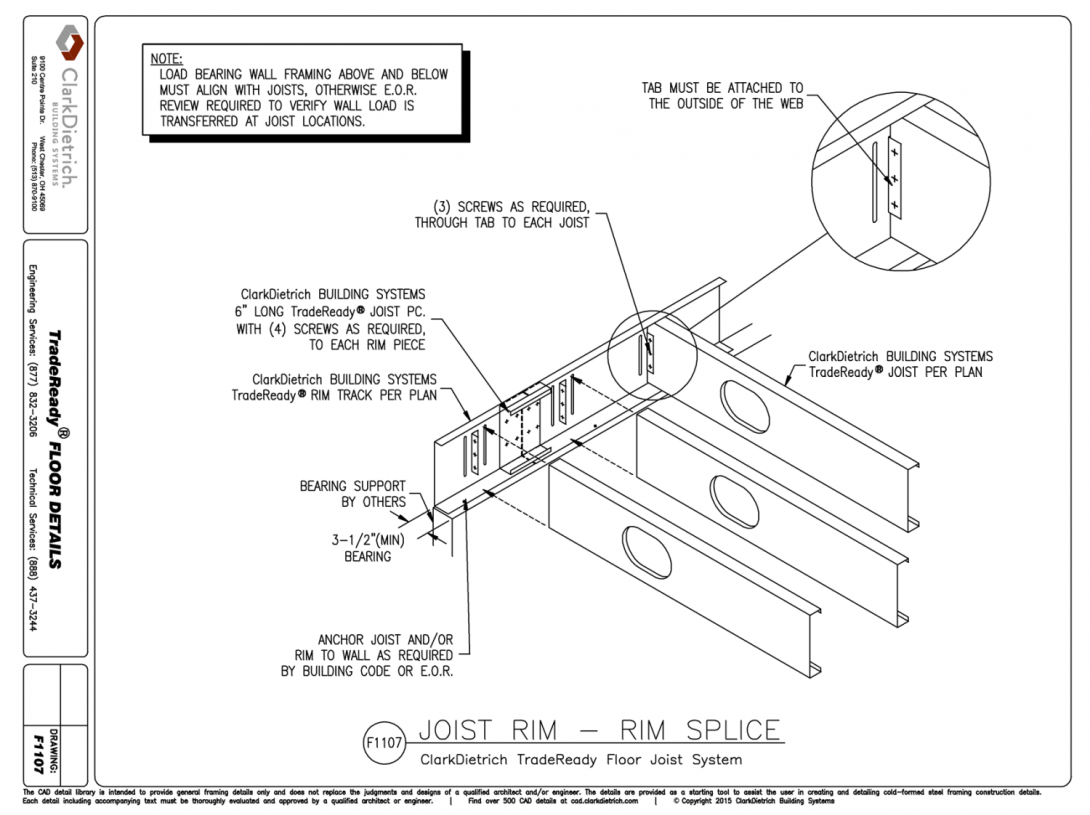 Joist Rim-Rim Splice
