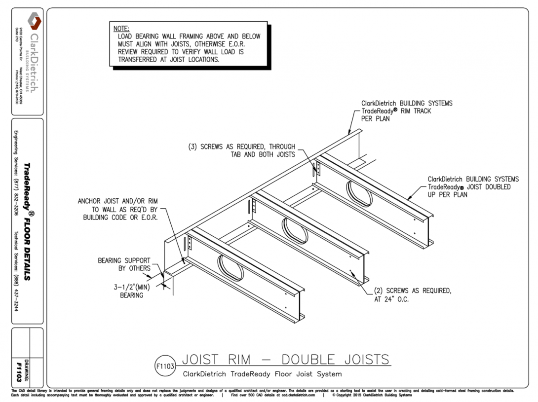Joist Rim Double Joists