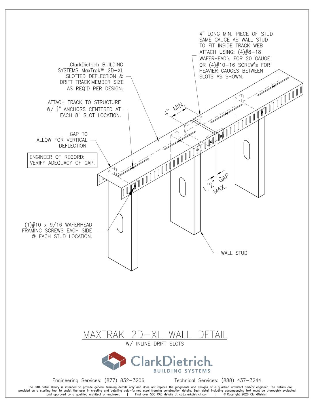MaxTrak 2D-XL Inline
