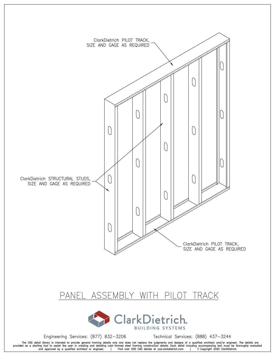 Pilot Track Panel Assembly