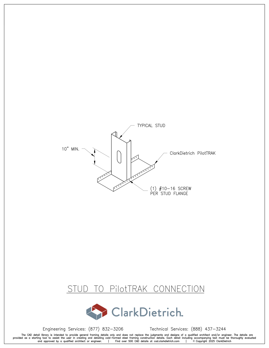 Stud to PilotTRAK Connection