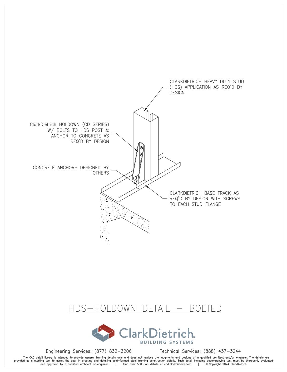 CD Holdown - Bolted HDS
