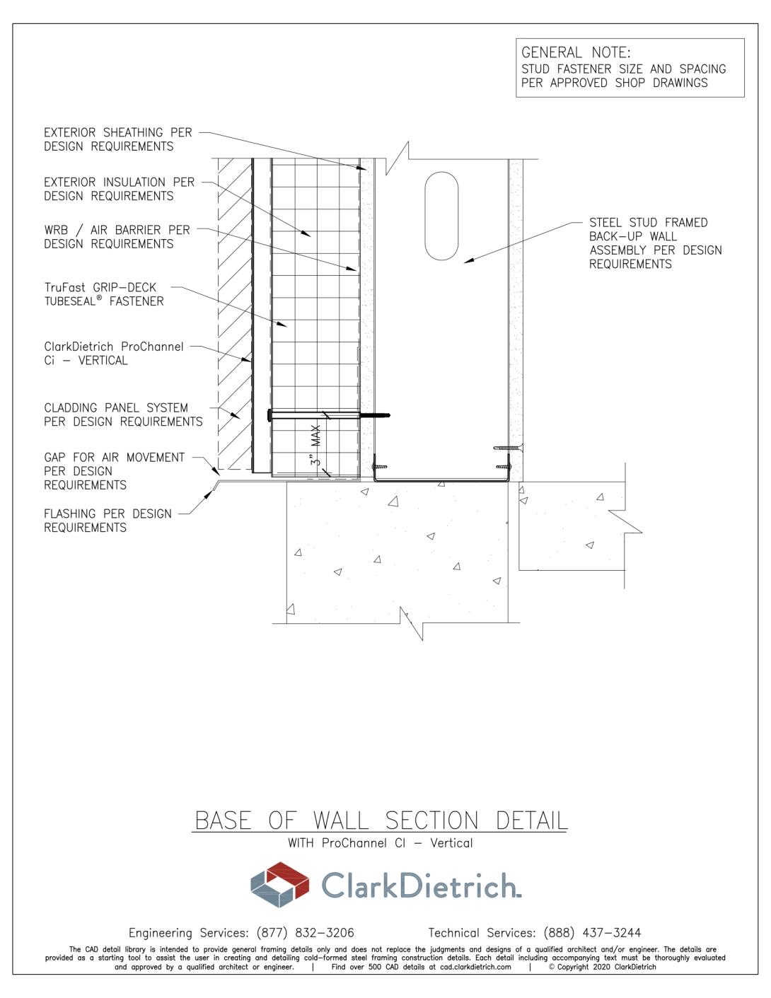 ProChannel Ci - Vertical - Base Detail
